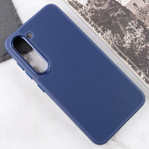 Чехол для телефонов TPU Case Bonbon Leather Metal Style Navy Blue for Samsung S911 Galaxy S23: Тип накладка на заднюю часть