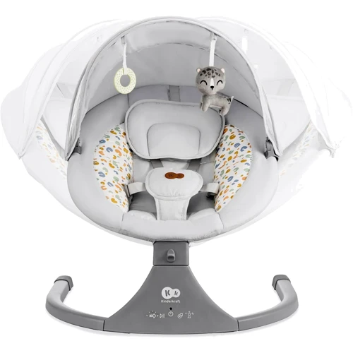 Кресло-качалка Kinderkraft Lumi 2 Light Grey (KBLUMI02LGR0000): Возраст с рождения