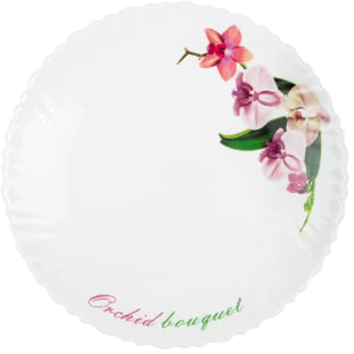 Тарелка обеденная Vittora Wave Букет орхидеи 220 мм (97685): Тип Тарелка обеденная