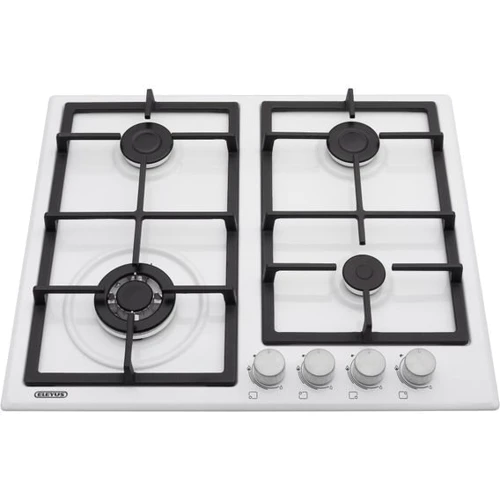 Варильна поверхня газова Eleyus NIKA 60 WH CWF: Кількість конфорок 4