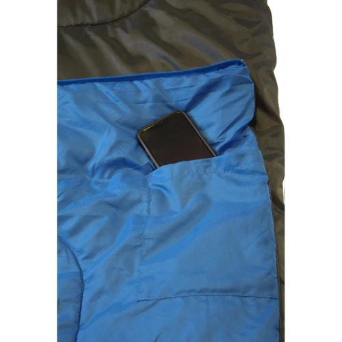 Спальний мішок High Peak Ceduna / + 3 ° C Anthra / Blue Left (20064): Тип ковдра
