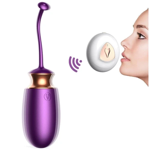 Виброяйцо с подогревом и пультом ДУ - Vibrating Silicone Love EGG USB, BS6300001