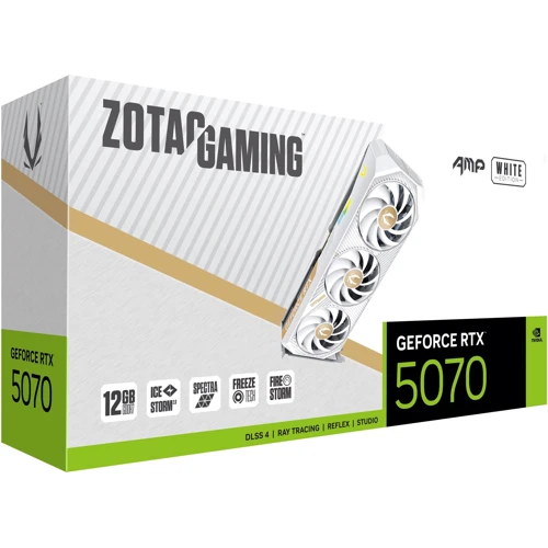 Відеокарта ZOTAC GAMING GeForce RTX 5070 AMP White Edition (ZT-B50700FQ-10P)