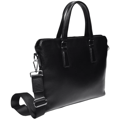 Мужская конференц-сумка Borsa Leather черная (k19152-1-black): Пол Мужской