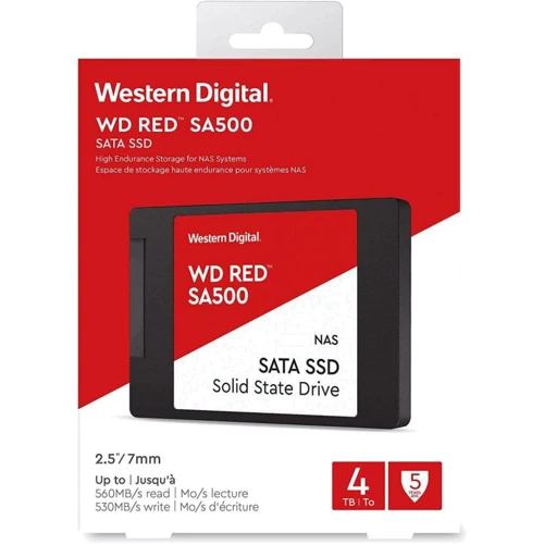 WD Red SA500 4 TB (WDS400T1R0A): Форм-фактор 2.5"