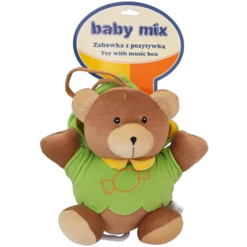 Плюшевая подвеска Baby Mix Мишка коричневый (46552)