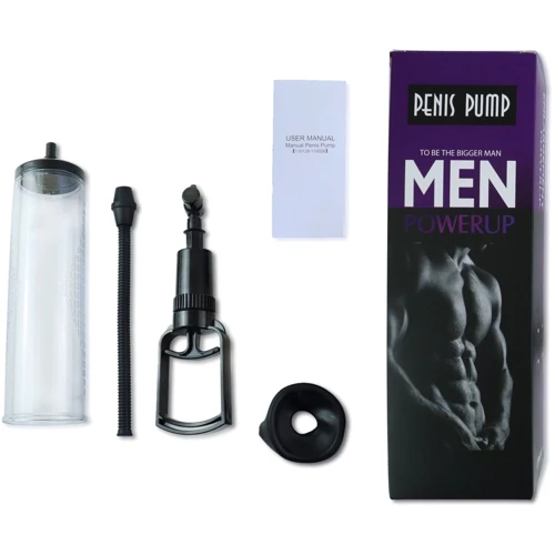 Вакуумна помпа з ручним насосом Men Powerup Black