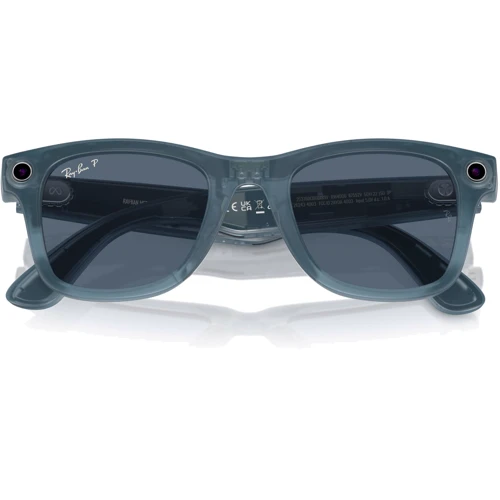 Смарт-окуляри Ray-Ban Meta Wayfarer Matte Jeans Frame - Dusty Blue Lenses size L (RW4006 67552V 53-22) фото 3