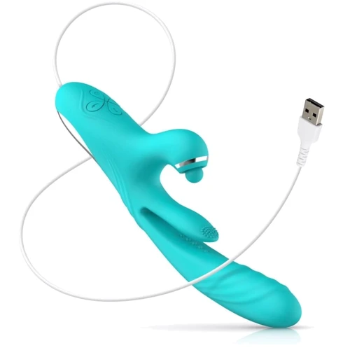 Вибратор-кролик Good Vibes Only - Lisa Thrusting Rabbit Vibrator with G-Spot Stimulator