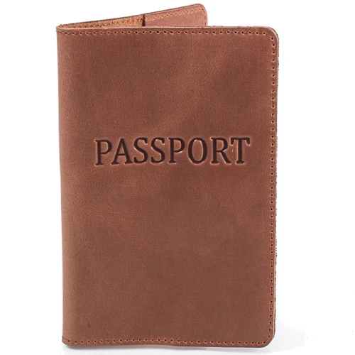 Обложка для документов DNK Leather коричневая (DNK-Pasport-Hcol-N)