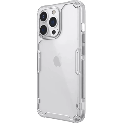 Чехол для iPhone Nillkin Nature Pro Series Clear for iPhone 13 Pro Max: Материалы поликарбонат и полиуретан