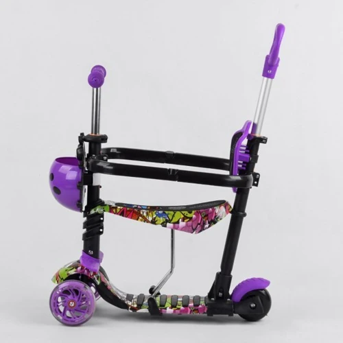 Самокат Best Scooter с защитным бампером фиолетовый (S 6305): Максимальная допустимая нагрузка, кг 60