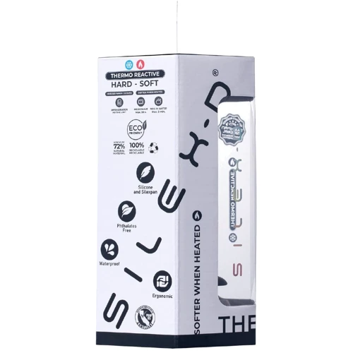 Анальная пробка SilexD (Model 2 size M), двухслойная, силикон+Silexpan