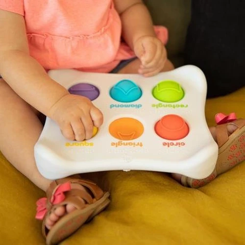 Іграшка сенсорна Колір Форма Назва Fat Brain Toys Dimpl Duo Брайль (F208EN) фото 5