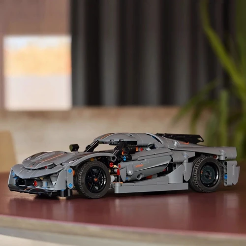 Конструктор LEGO Technic Koenigsegg Jesko Absolut Grey Гіперкар 801 деталь (42173): Рекомендований вік 10+
