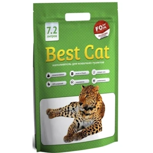Наполнитель Best Cat Green Apple силикагелевый 7.2л (6907396109710)