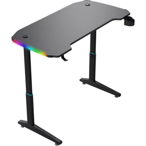 Геймерський стіл GT Racer 120x60x71-79 см Black (T-1221)