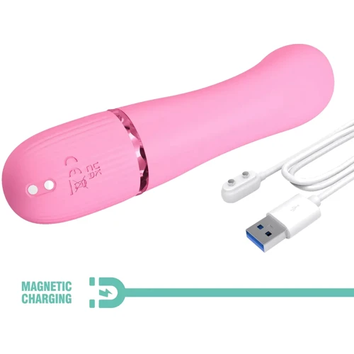 Вибромассажер для стимуляции точки G и клитора LYBAILE Pretty Love Marski Pink (BW-500059)