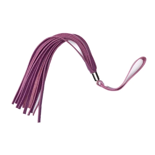 Флоггер из натуральной кожи Flirty Soft Leather - Violet, BM-00024
