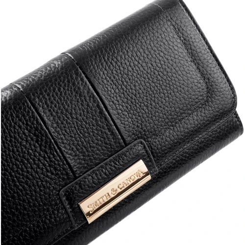 Женский кошелек Smith&Canova черный (FUL-28536-black): Тип Кошельки