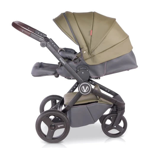 Універсальна коляска 2 в 1 Verdi Expert 05 olive: Ширина шасі 61 см