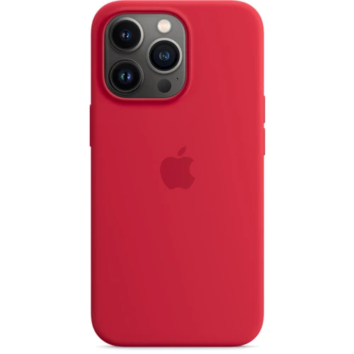 Чехол для iPhone Apple Silicone Case with MagSafe (PRODUCT) Red (MM2L3) for iPhone 13 Pro: Цвет красный