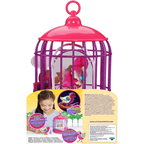 Пташка Little Live Pets, що говорить Тіара Твінклз, рожева (26457): Рекомендований вік от 5 лет