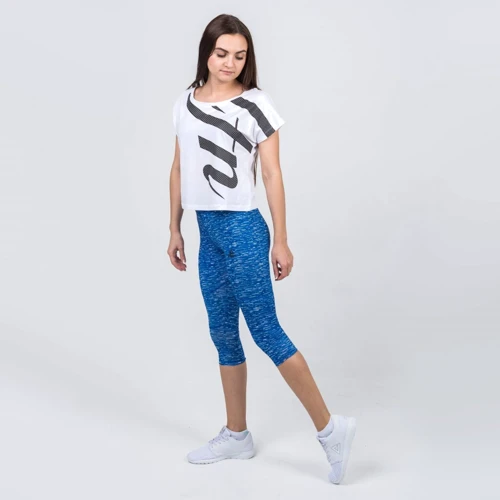 Спортивные капри Peak FW37712-CYA 40 синие: Страна производитель Китай