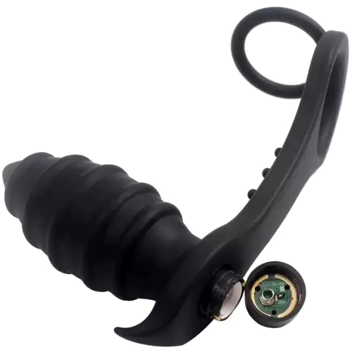 Эрекционное кольцо с вибро массажером простаты XESE PM-08-10 ( 10 режимов вибрации )