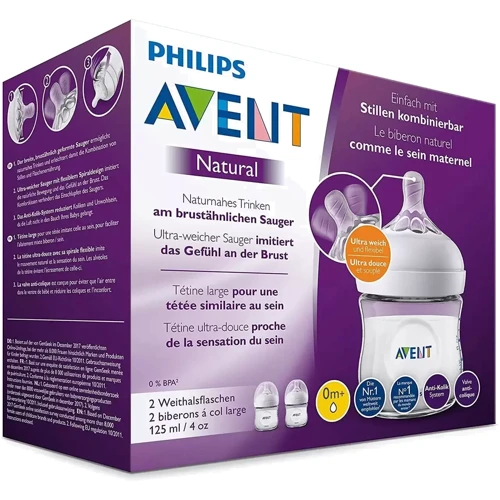 Бутылочка для кормления Philips AVENT Natural 125 мл 2 шт (SCF030/27) фото 15