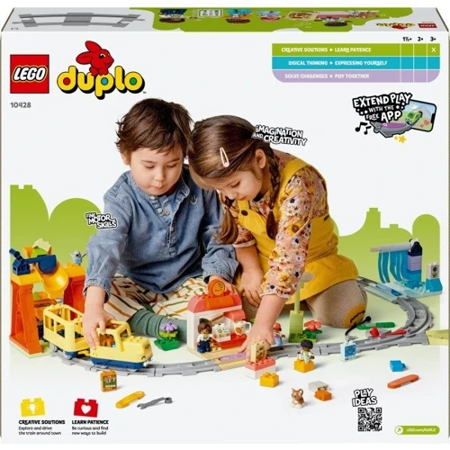 Конструктор LEGO DUPLO Town Большой интерактивный общественный поезд 103 детали (10428): Серия DUPLO