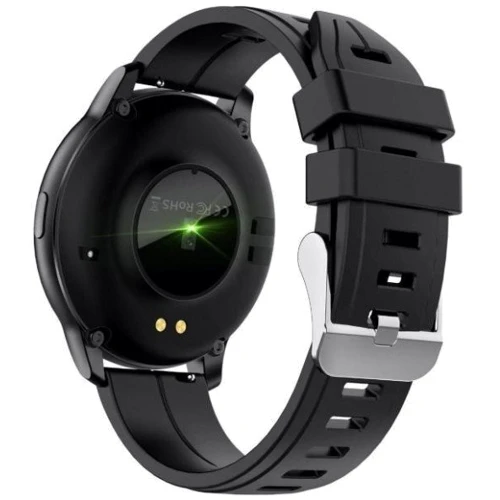 Смарт-часы Globex Aero Black: Фитнес-функции Подсчет калорий, Шагомер, Тонометр, Пульсоксиметр, Пульсометр