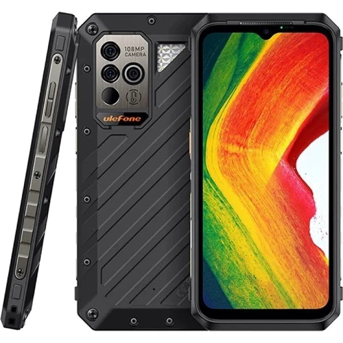 Смартфон Ulefone Power Armor 18 12/256GB Black: Процессор Mediatek MT6877 Dimensity 900 (6 nm) Octa-core (2x2.4 GHz Cortex-A78 & 6x2.0 GHz Cortex-A55)