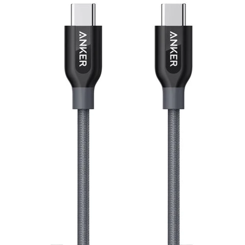 Кабель ANKER Cable USB-C to USB-C 2.0 Powerline+ V3 90cm Grey (A8187HA1)