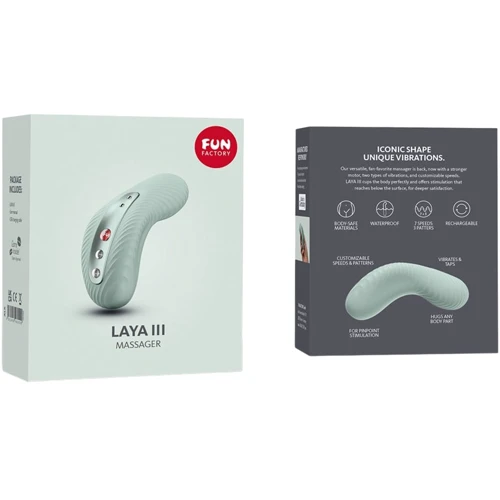 Накладной вибратор Fun Factory LAYA III sage green