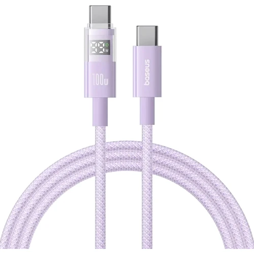 Кабель Baseus Cable USB-C to USB-C Display 2 Fast Charging 100W 1m Purple (P10382702511-00)