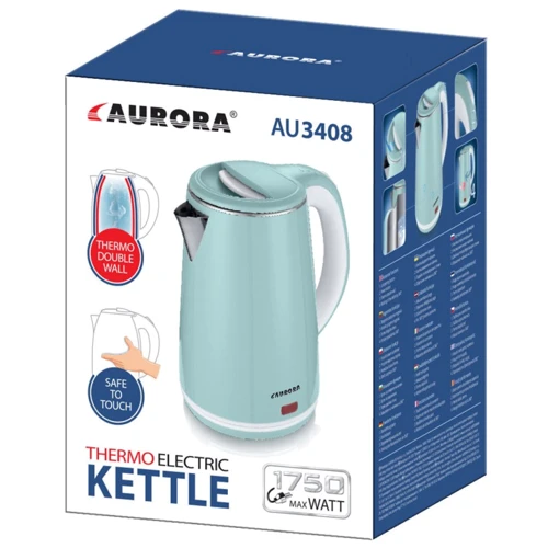 Электрочайник Aurora AU 3408: Объем, л 2