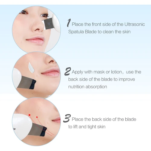 Ультразвуковий скрабер TOUCHBeauty Ultrasonic Beauty Device для очищення шкіри TB-1887A фото 10