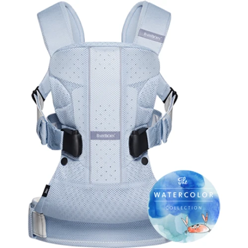 Рюкзак-кенгуру Babybjorn Carrier ONE Air Ice-blue (93009): Материал полиэстер