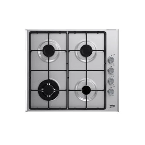 Варочная поверхность газовая Beko HIZG 64123 SX: Рабочая поверхность нержавеющая сталь