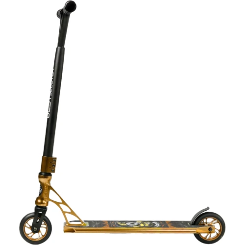 Самокат трюковый Best Scooter золотистый (BS-7710): Тип колес литые