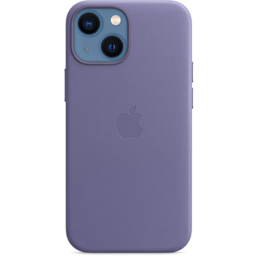 Чехол для iPhone Apple Leather Case with MagSafe Wisteria (MM0H3) for iPhone 13 mini: Материалы кожа