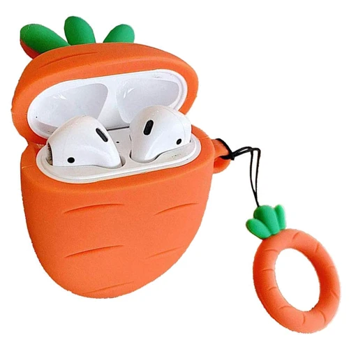 Чехол для наушников TPU Case Smile Fruits Carrot for Apple Airpods: Тип Чехол