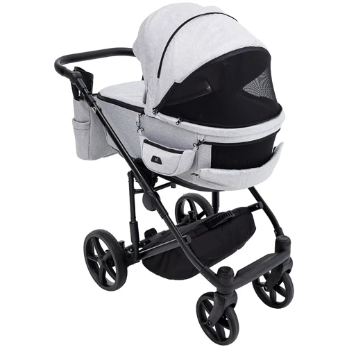 Коляска 2 в 1 Adamex Zico Tip TK-1 світло-сірий (680840): Ширина шасі 57.5 см