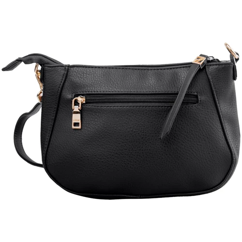 Жіноча сумка через плече Amelie Galanti чорна (A976116-black): Матеріал Штучна шкіра