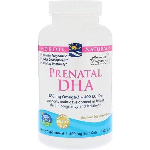 

Nordic Naturals, Prenatal DHA, Unflavored Formula, 500 mg, 180 Soft Gels (NOR-01748)