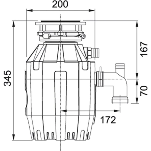 Измельчитель пищевых отходов Franke Turbo Elite TE-50 (134.0535.229): Производитель Franke