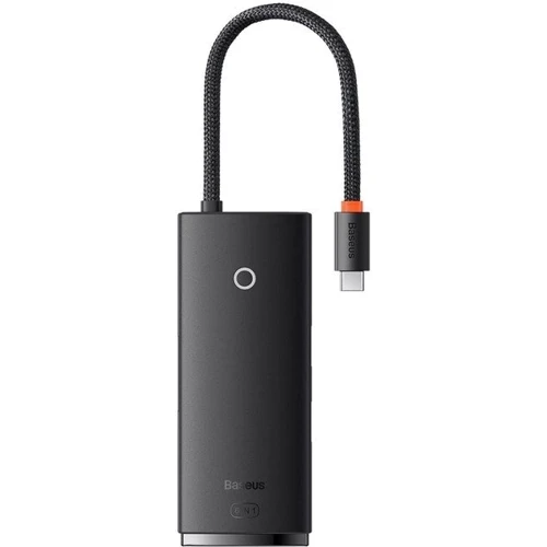 Адаптер Baseus Adapter Lite USB-C to USB-C+HDMI+2xUSB3.0+SD Black (WKQX050001): Колір черный