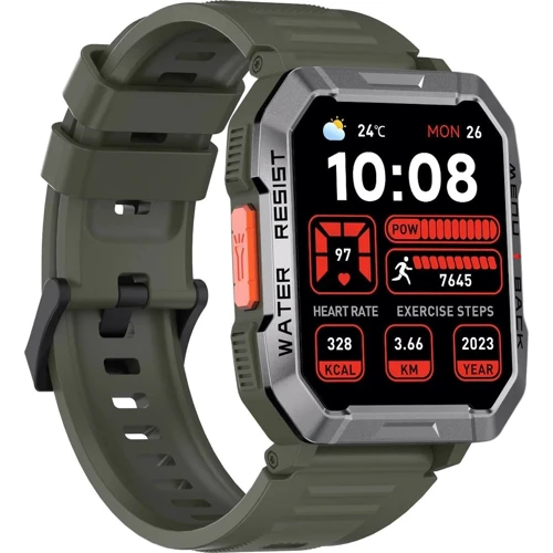 Смарт-часы Blackview W60 Green: Материал корпуса алюминий