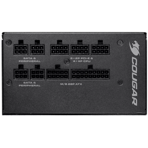 Блок живлення Cougar GEX 750, 80 Plus Gold, 750W: ККД,% 91